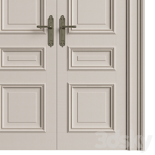 Classic Doors 07 3ds Max - thumbnail 3