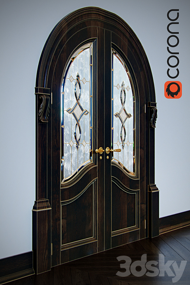 Classic Doors – Arch 3DS Max Model - thumbnail 2