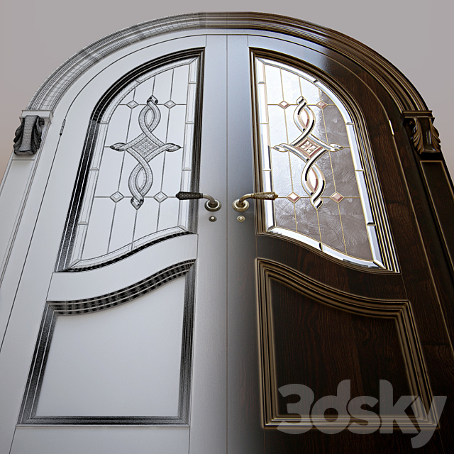 Classic Doors – Arch 3DS Max Model - thumbnail 3