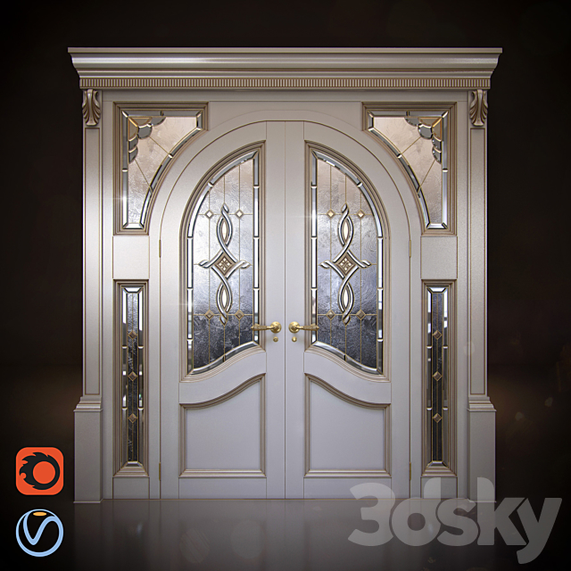 Classic doors – arch 3DSMax File - thumbnail 1