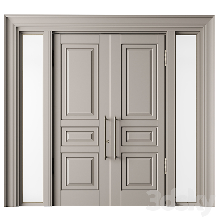 Classic Front Door – Set 66 3DS Max Model - thumbnail 1