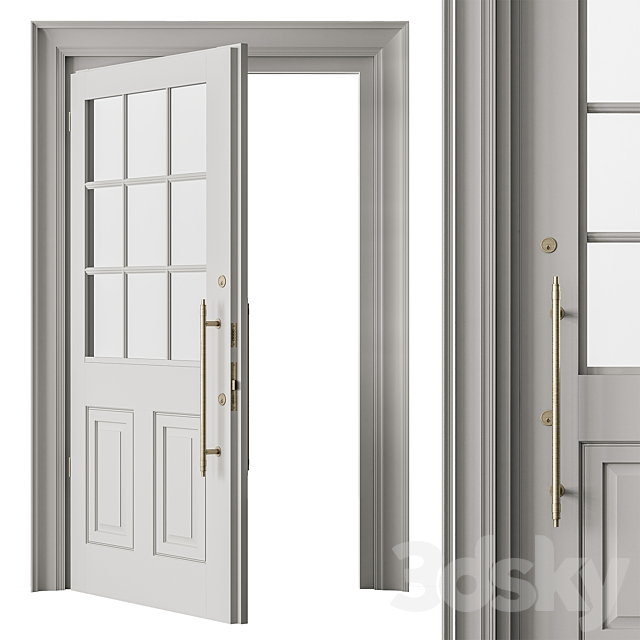 Classic Front Door – Set 69 3DS Max Model - thumbnail 2