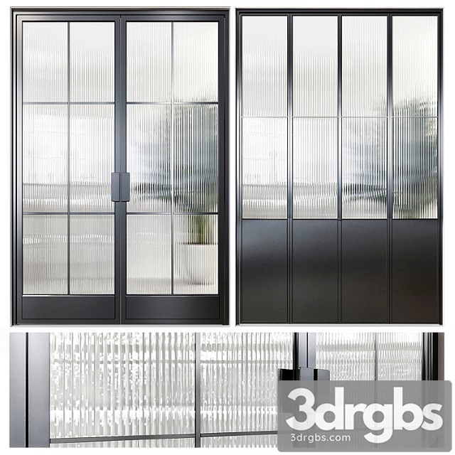 Classic Glass Door 1 3dsmax Download - thumbnail 1