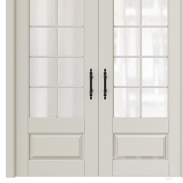 Classic interior doors 1 3ds Max - thumbnail 2