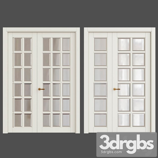 Classic interior doors 11 3dsmax Download - thumbnail 1