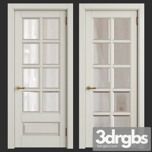 Classic interior doors 21 3dsmax Download - thumbnail 1