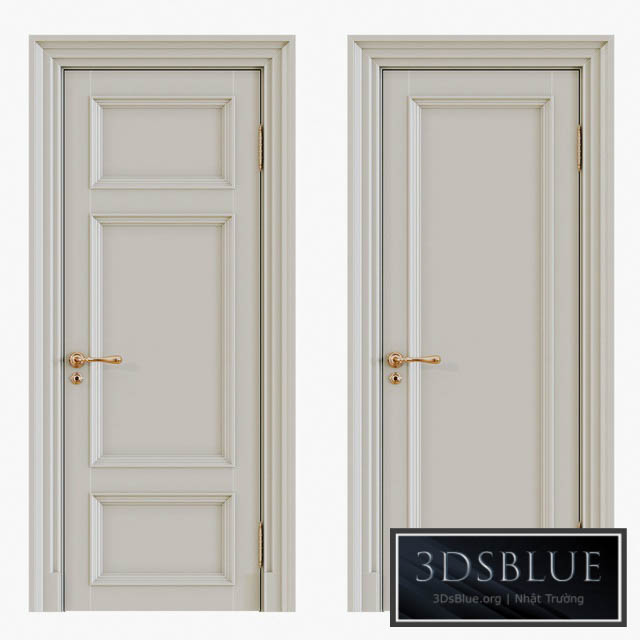 Classic interior doors 3DS Max - thumbnail 3