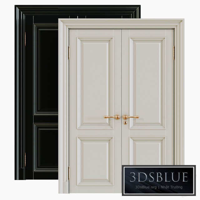 Classic interior doors 3DS Max - thumbnail 3