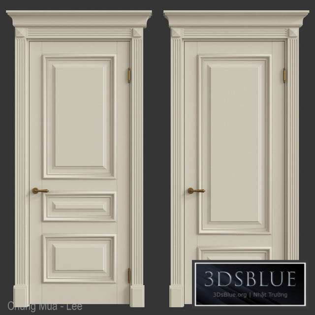 Classic interior doors 3DS Max - thumbnail 3