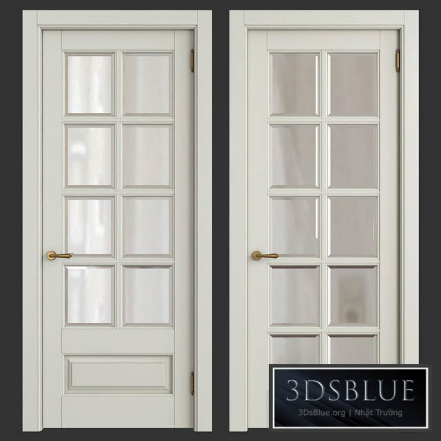 Classic interior doors 3DS Max - thumbnail 3