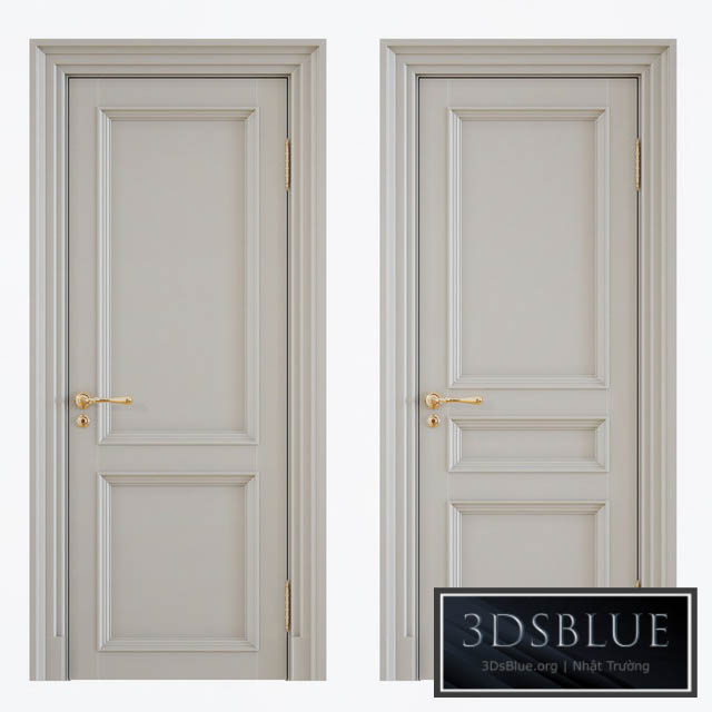 Classic interior doors 3DS Max - thumbnail 3