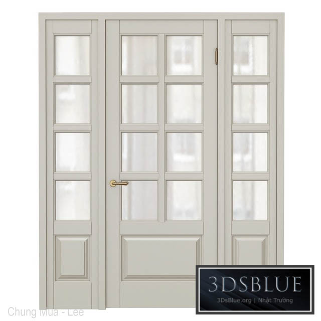 Classic interior doors 3DS Max - thumbnail 3