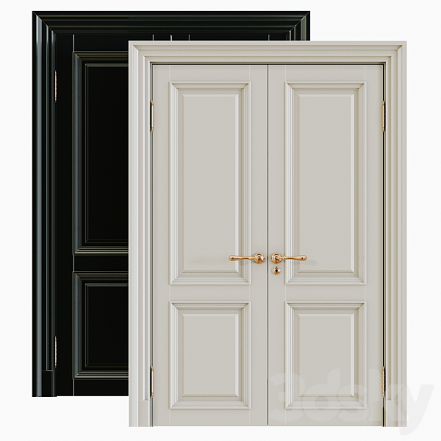 Classic interior doors 3DSMax File - thumbnail 1