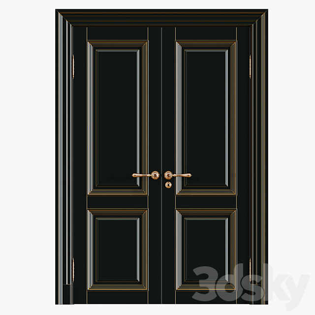 Classic interior doors 3DSMax File - thumbnail 2