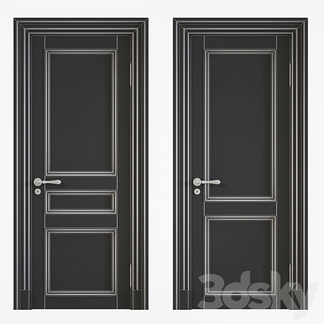 Classic interior doors 3DSMax File - thumbnail 3