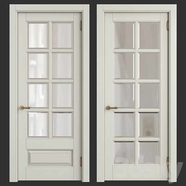 Classic interior doors 3DSMax File - thumbnail 1