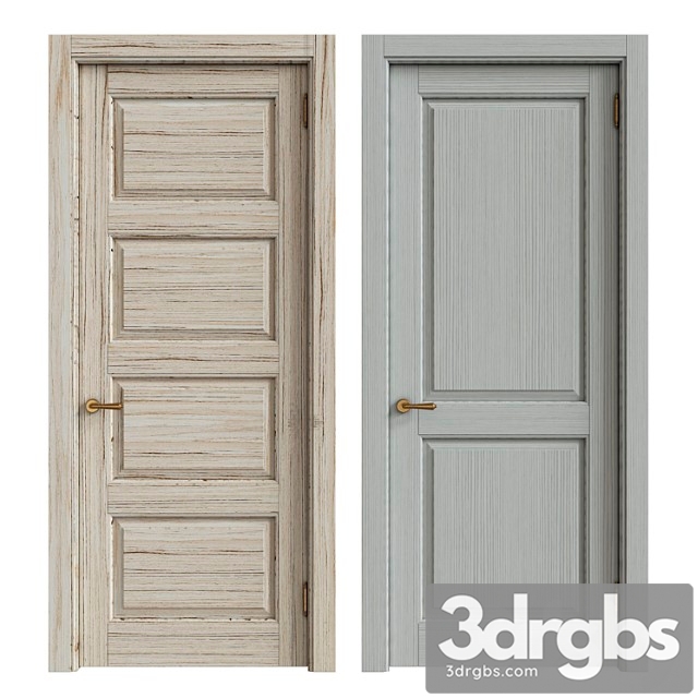 Classic interior doors 4 3dsmax Download - thumbnail 1