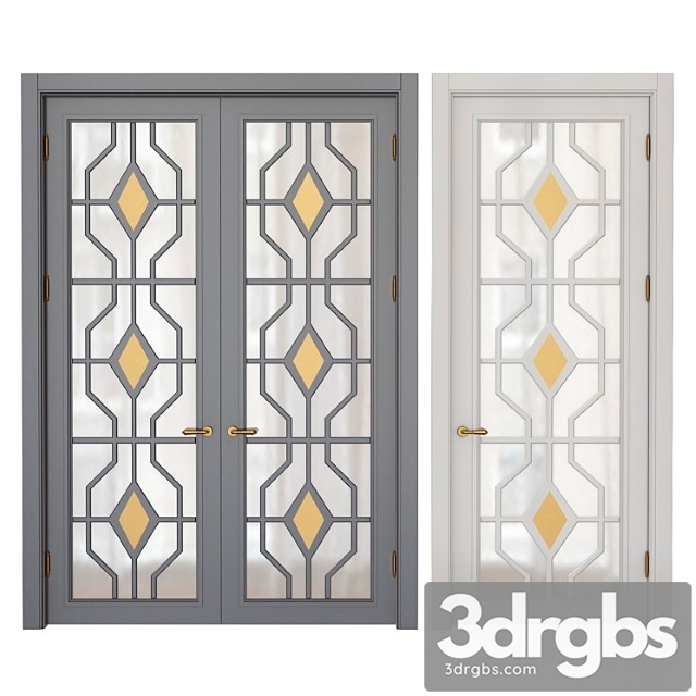 Classic interior doors 5 (2) 3dsmax Download - thumbnail 1