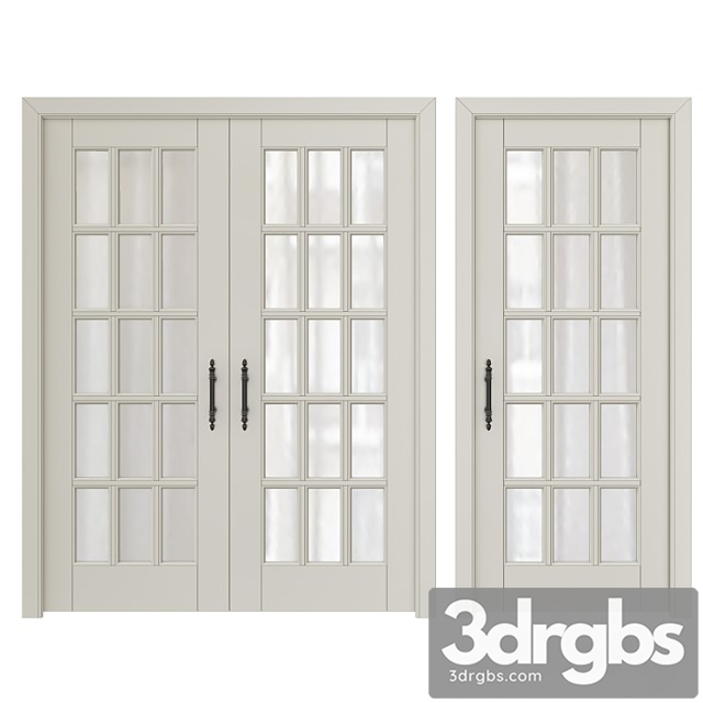 Classic interior doors 8 3dsmax Download - thumbnail 1