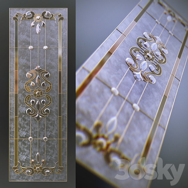 Classic stained glass 3DSMax File - thumbnail 1