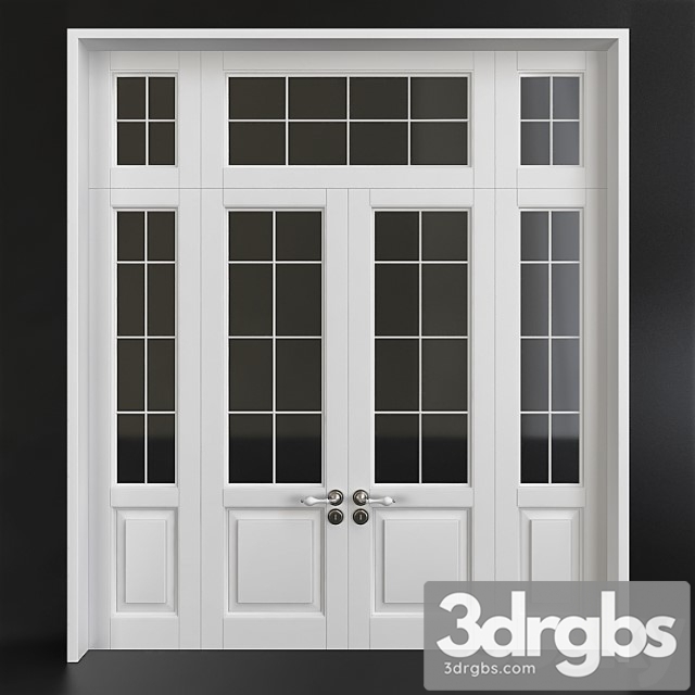 Classic Wooden Door 1 3dsmax Download - thumbnail 1