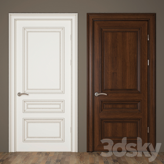 Classic_door_04 3DSMax File - thumbnail 1