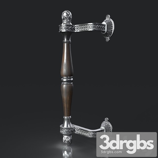 Classical door handle 3dsmax Download - thumbnail 1