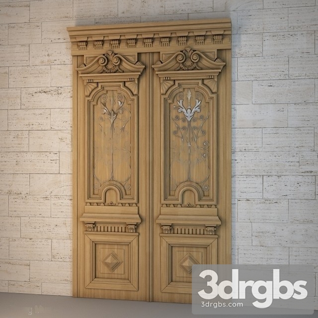 Classical Door Handmade 3dsmax Download - thumbnail 1