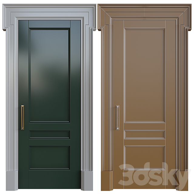 Clive Christian door 3ds Max - thumbnail 1