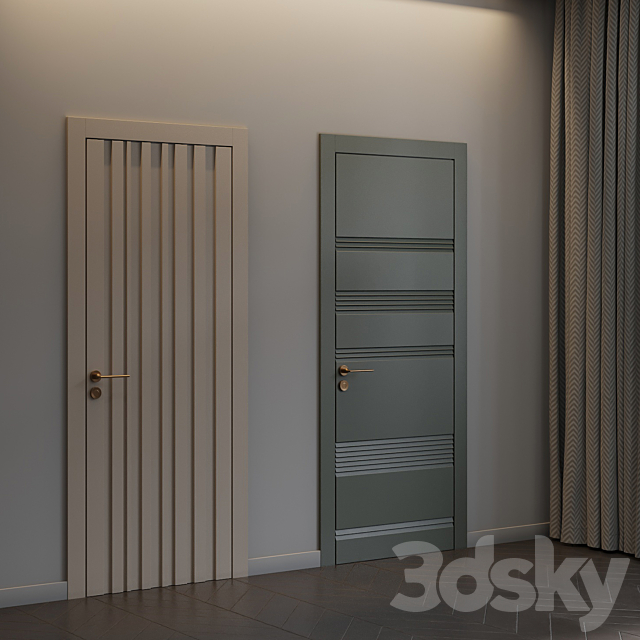 Collection of interior doors “Mirax 3ds Max - thumbnail 2