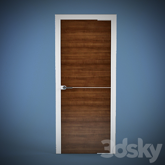 Contemporary door 3DS Max Model - thumbnail 1