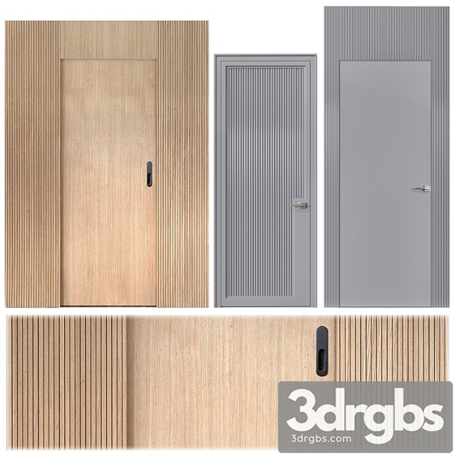 Corrugated door - thumbnail 1