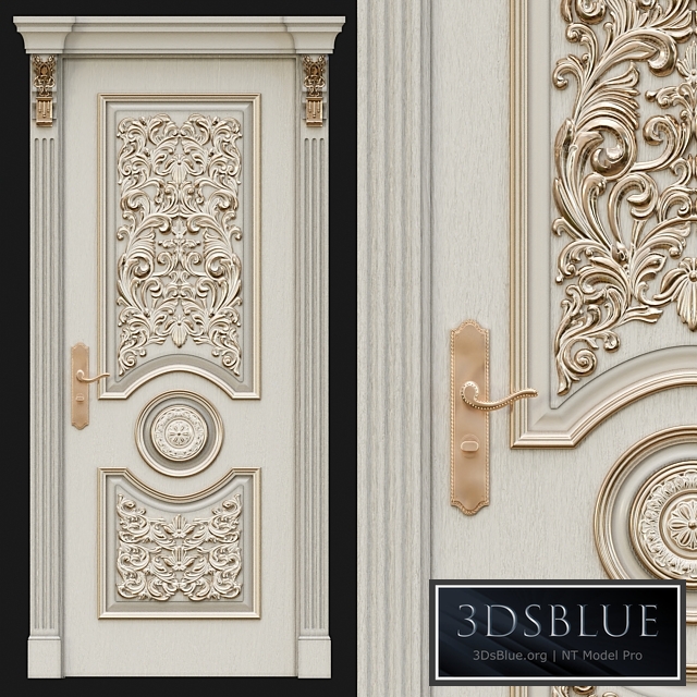 Decorative Door 3DS Max - thumbnail 3