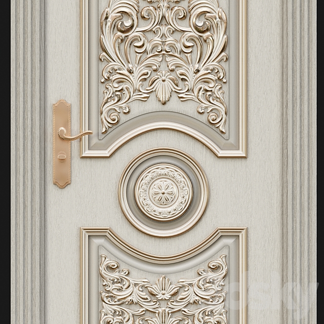 Decorative Door 3DSMax File - thumbnail 2