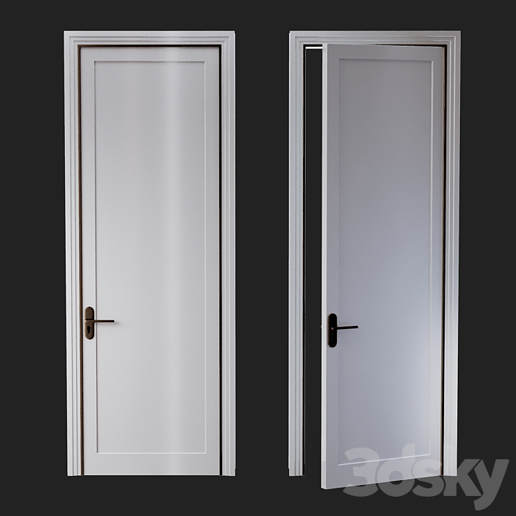 Door 01 3DS Max - thumbnail 2