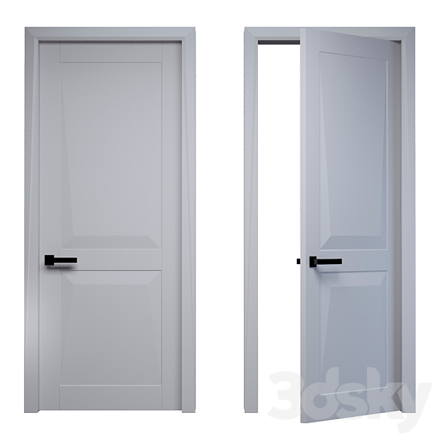 door 01 3ds Max - thumbnail 1