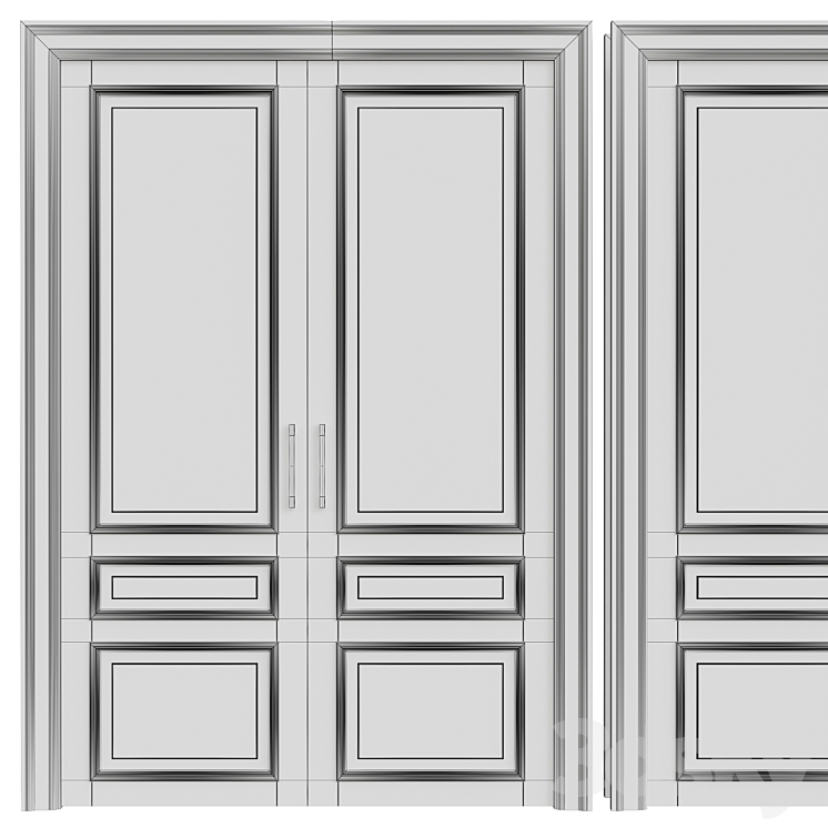 DOOR 119 3DS Max - thumbnail 2