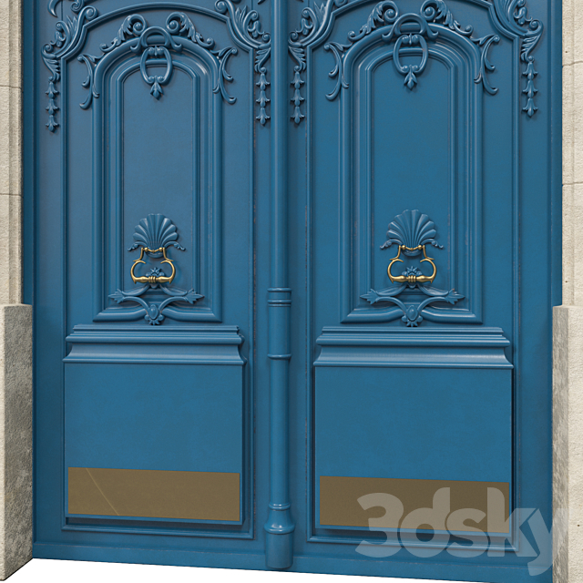 Door 33 3DS Max Model - thumbnail 2