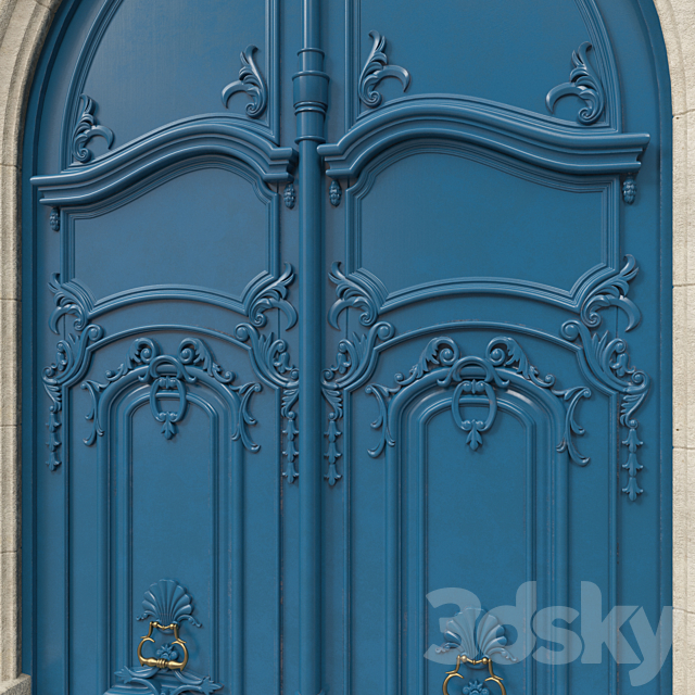 Door 33 3DS Max Model - thumbnail 3