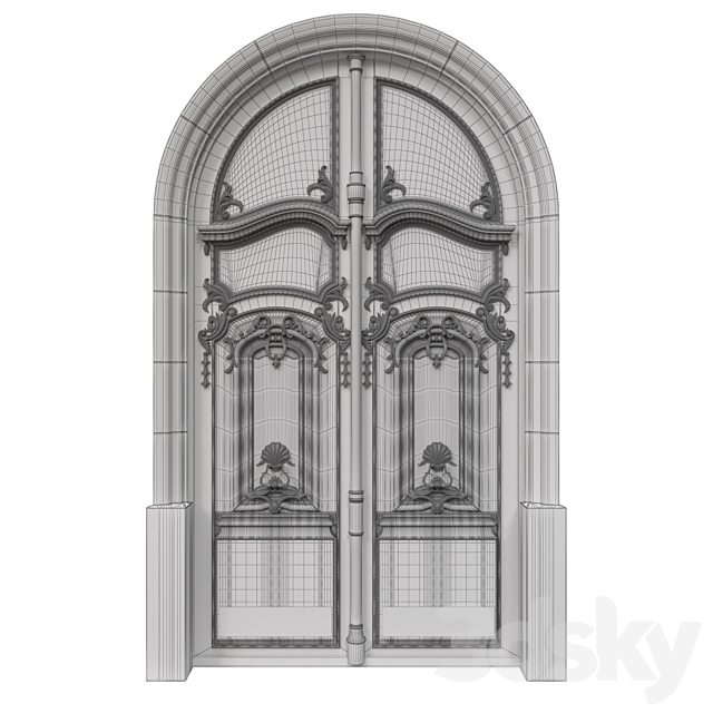 Door 33 3DS Max Model - thumbnail 5