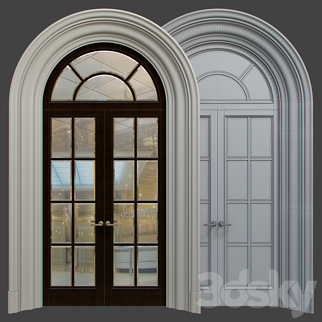 Door 3DS Max Model - thumbnail 1