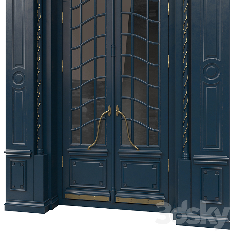 Door 47 3DS Max Model - thumbnail 2