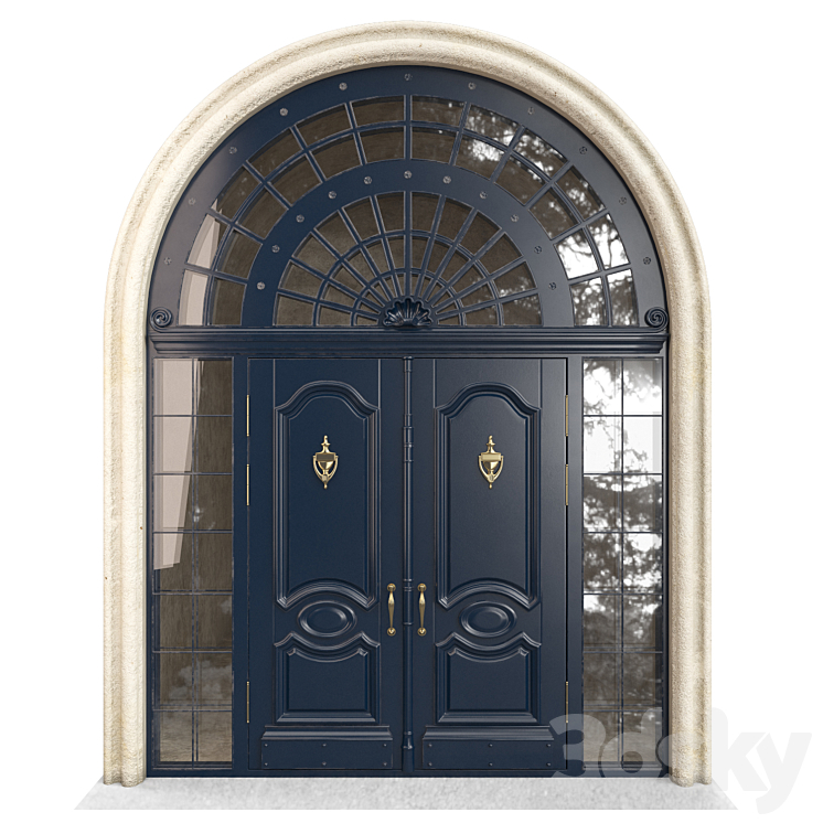 Door 61 3DS Max Model - thumbnail 1