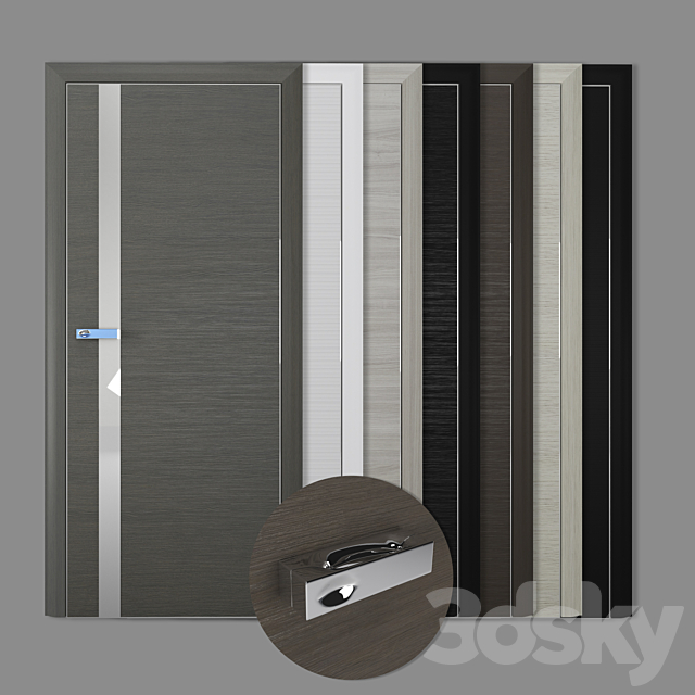 Door 6D ProfilDoors 3ds Max - thumbnail 1