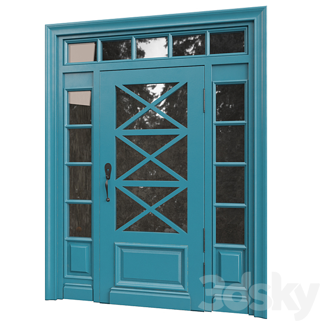 Door 80 3DS Max Model - thumbnail 4