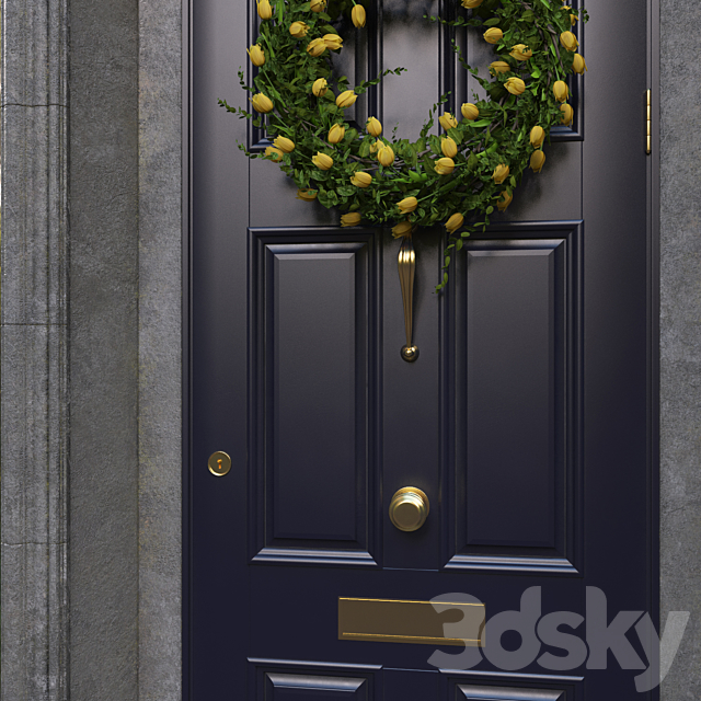 Door _02 3DS Max Model - thumbnail 2