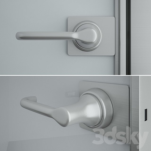 Door Albed QUADRA 3DS Max Model - thumbnail 3