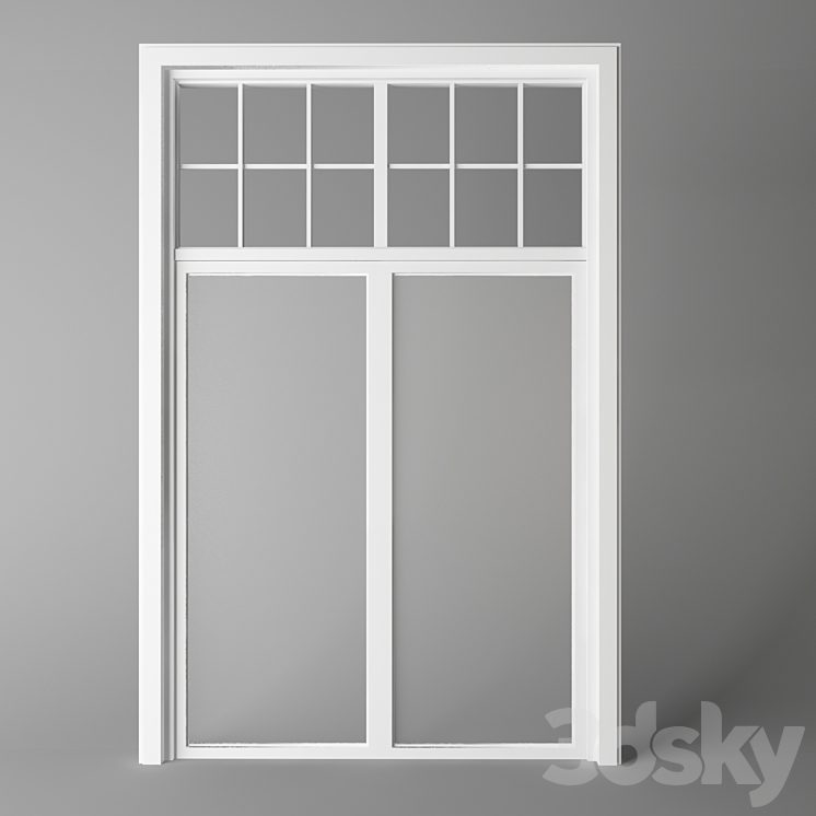 door and window 3DS Max - thumbnail 2