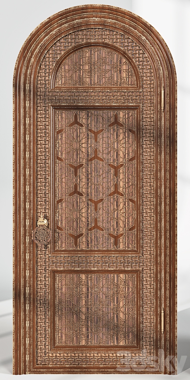 Door arched VOSTOK V1 3DS Max Model - thumbnail 2