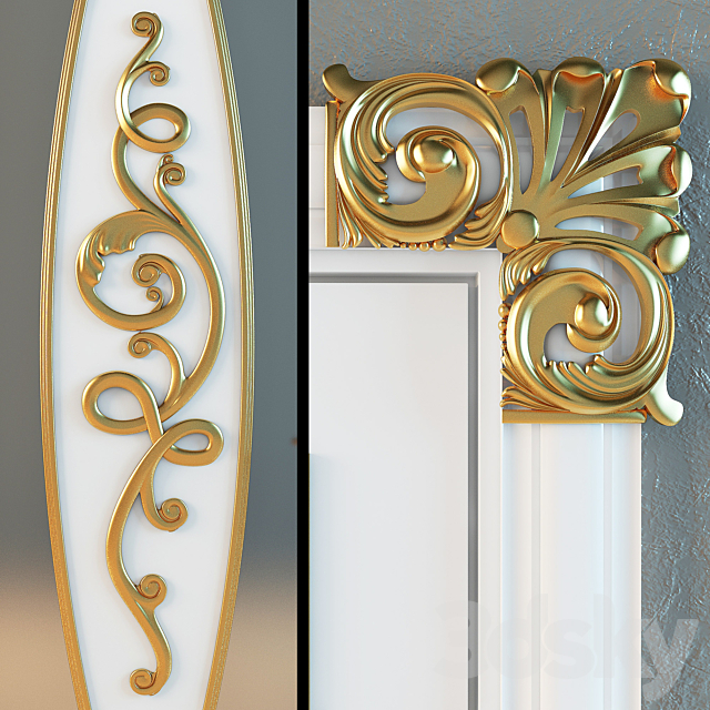 Door Ariella Q 3DS Max Model - thumbnail 2